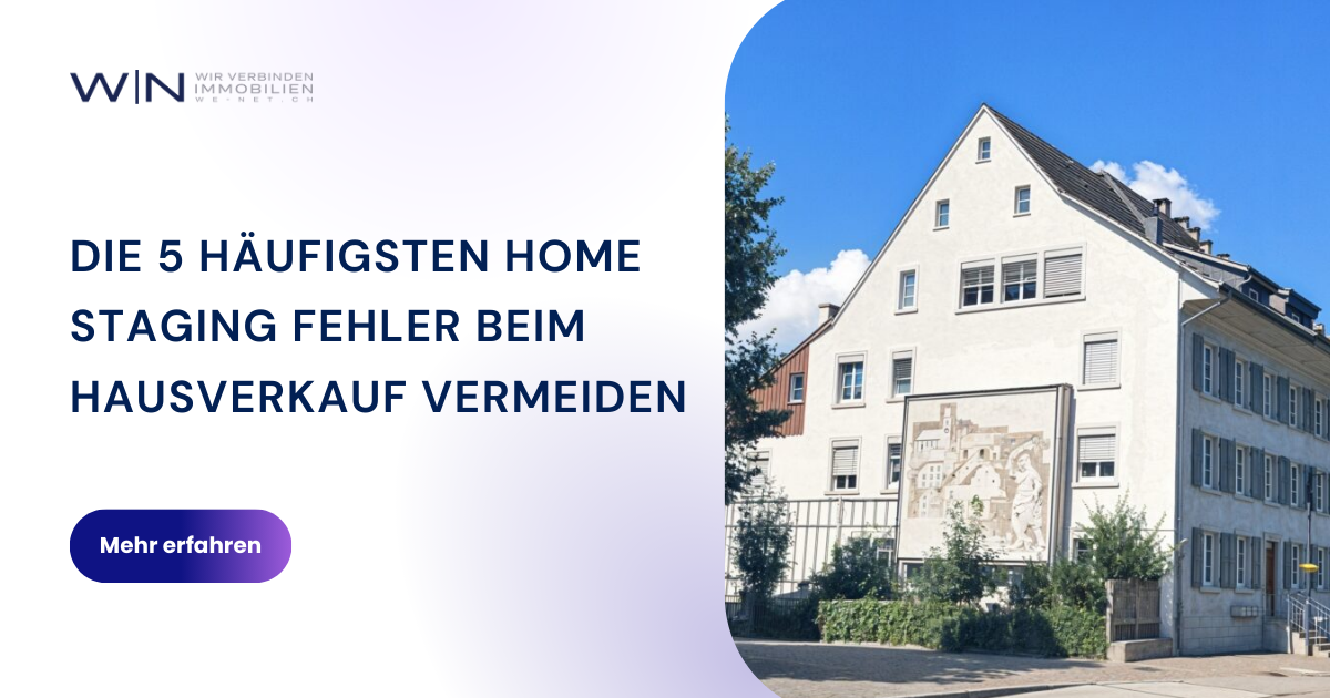 Top 5 Home Staging Fehler vermeiden