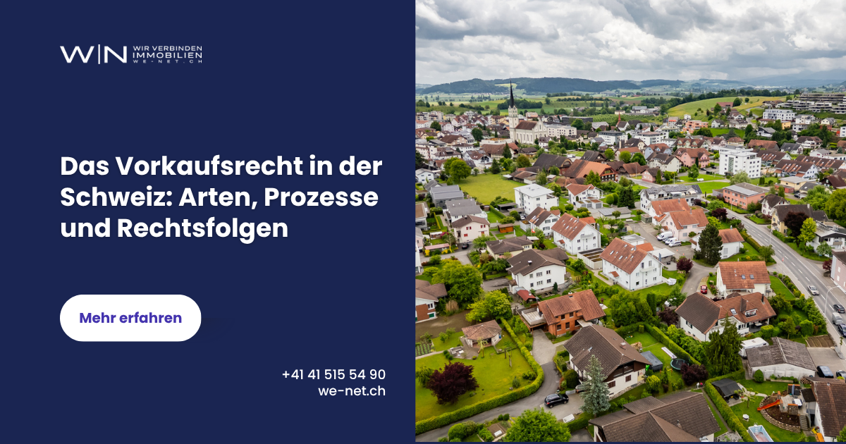 Das Vorkaufsrecht in der Schweiz: Arten, Prozesse und Rechtsfolgen