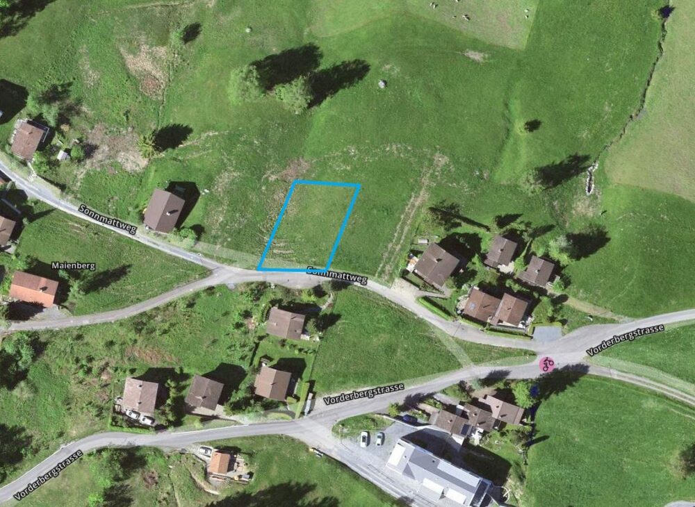 Erschlossene Parzelle