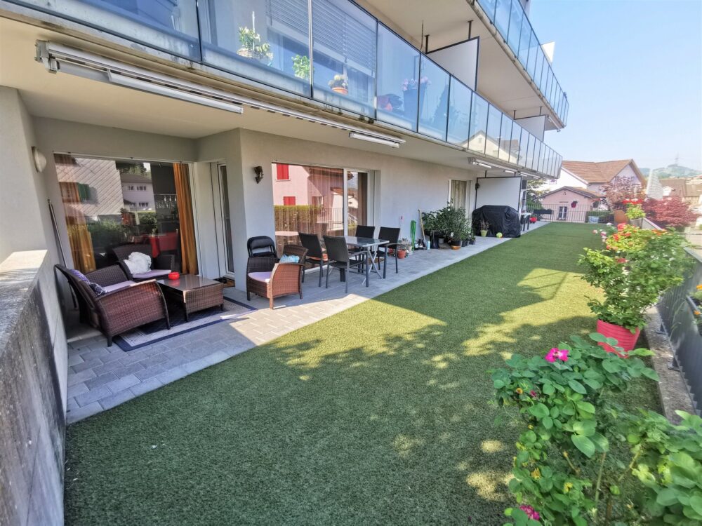 Windgeschützt mit eigenem Garten