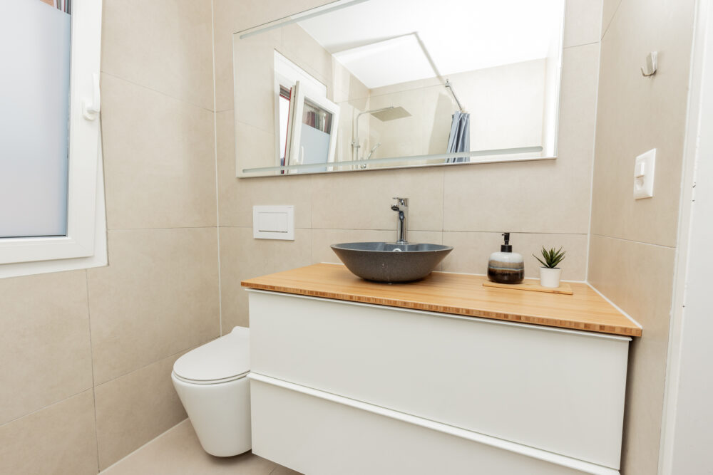 Ein Badezimmer zum Verweilen ..