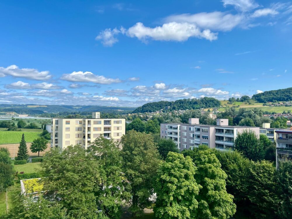 Вид с верхних этажей (первое размещение)