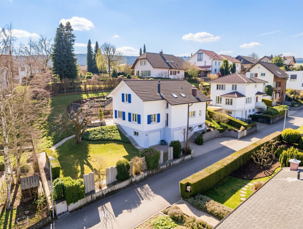 Barrio residencial popular