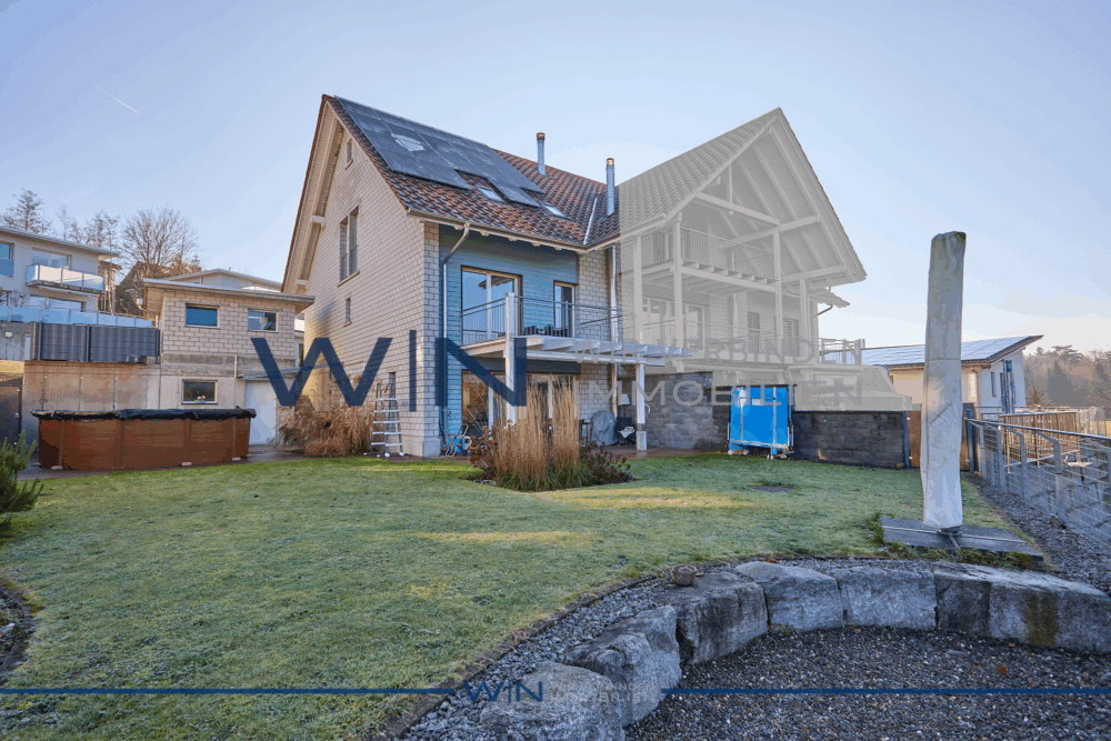 Direkt an Wiese und Wald