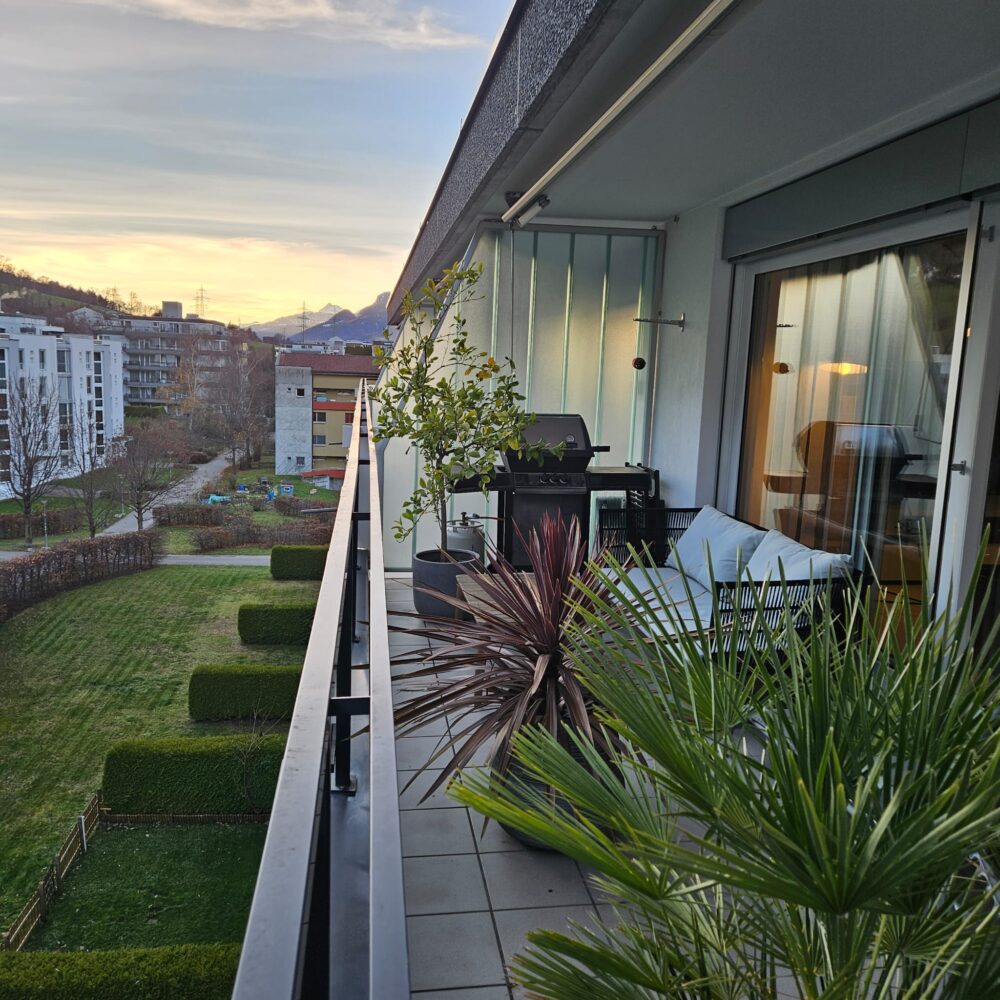 Balkon mit Fernsicht