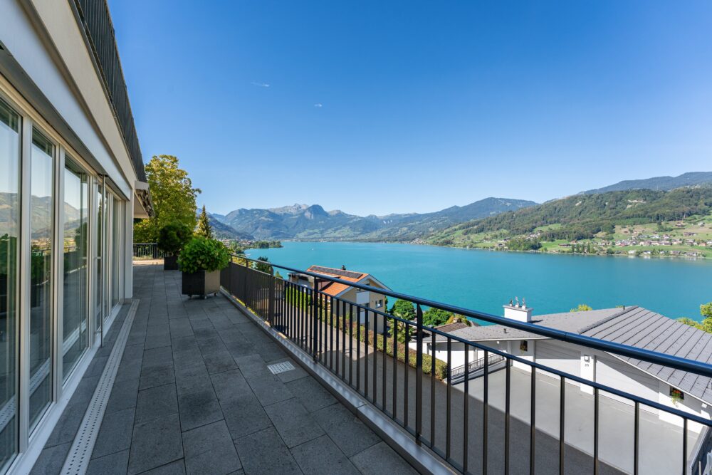 Bezaubernde See-Sicht